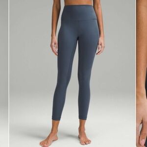 Lululemon Align high-rise pant 25” iron blue size 8